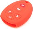 segaden orange silicone cover protector case for chevrolet buick gmc cadillac pontiac saturn 5 button remote key fob cv4606 logo