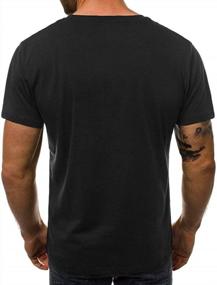 img 3 attached to Men'S Vampire Skulls T-Shirt Short Sleeve Summer Graphic Tee Print Casual Top