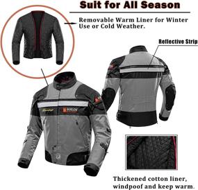 img 2 attached to Motorcycle Motorbike Windproof Protective Clothing Motorcycle & Powersports best for Protective Gear