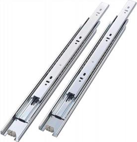 img 4 attached to VALISY Full Extension Ball Bearing Sliding Drawer Slides - Choose From 10 To 20 Inch Lengths, Sold In Pairs!