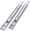 valisy full extension ball bearing sliding drawer slides - choose from 10 to 20 inch lengths, sold in pairs! logo