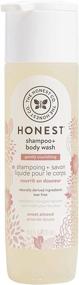img 1 attached to 🌿 The Honest Company Nourish Shampoo + Body Wash and Lotion Duo Sweet Almond - 10.0 Fl Oz, 8.5 Fl Oz: A Natural Nourishing Solution for Beautifully Cleansed Skin and Hair