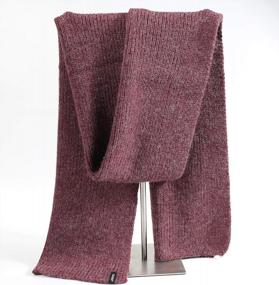 img 3 attached to Warm and Stylish CACUSS Thick Knitted Neckwear: Essential Men's Winter Accessories