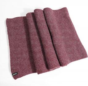 img 1 attached to Warm and Stylish CACUSS Thick Knitted Neckwear: Essential Men's Winter Accessories