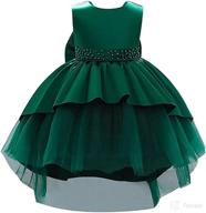 👗 lzh baby girls dress - formal gowns for pageant, birthday, lace wedding - toddler logo