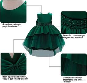 img 1 attached to 👗 LZH Baby Girls Dress - Formal Gowns for Pageant, Birthday, Lace Wedding - Toddler