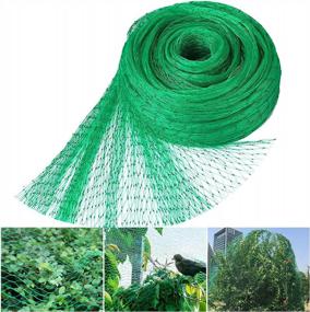 img 4 attached to 6.6X33Ft Reusable Bird Netting For Garden Protection: Mesh Fencing To Safeguard Plants From Birds, Deer, And Other Wildlife Near Grape And Vegetable Crops