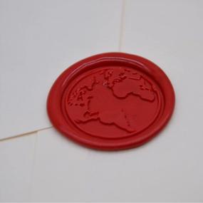 img 2 attached to Envelope Sealing Wax Seal Sticks For Mini Glue Gun, Pack Of 16 In Red