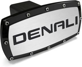 img 2 attached to GMC Denali Black Trim Billet Aluminum Tow Hitch Cover - CarBeyondStore