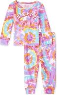 🎀 cozy long sleeve 2 piece pajamas for baby girl and toddler girls from the children's place logo