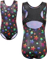 leotards girls gymnastics athletic sparkly girls' clothing : active logo