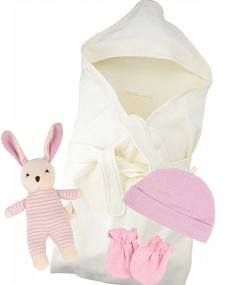 img 3 attached to Organic Cotton Hypoallergenic Baby Shower Gift Set - 0-6 Months - DorDor & GorGor - Pink