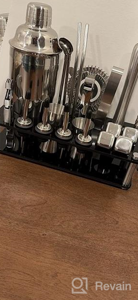 img 1 attached to 23-Piece Boston Stainless Steel Cocktail Shaker Set - Professional Bar Tools For Home, Bar & Party Drink Mixing review by Robert Capers