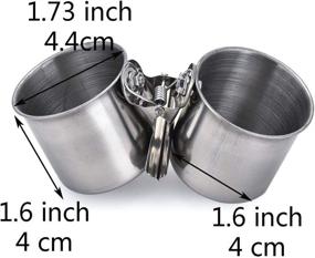 img 3 attached to 🐦 TBWHL Parrot Feeding Cups: Premium Stainless Steel Birdcage Bowls for Small and Medium Birds - Convenient Hanging Design for Parakeets and Bird Cage Accessories