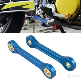 img 4 attached to 🔗 NICECNC Blue Down 7CM Rear Lowering Links: Compatible with Suzuki DRZ400 & Kawasaki KLX400 - 2000-2019 Models