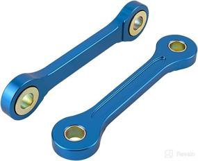 img 2 attached to 🔗 NICECNC Blue Down 7CM Rear Lowering Links: Compatible with Suzuki DRZ400 & Kawasaki KLX400 - 2000-2019 Models