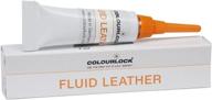 🛠️ fluid leather scratch filler: repair small holes, tears, scratches, and cracks on leather car seats, furniture, and more – f001 logo