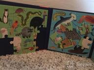 img 1 attached to Magnetic Jigsaw Puzzle For Kids: Mudpuppy Land & Sea Animals - 2 Puzzles With 20 Pieces Each, 6.5” X 6.5”, On-The-Go Magnetic Packaging For Easy Travel - Ideal For Kids 4+, Multicolor review by Peter Hodzic