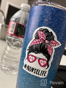 img 8 attached to 75 Designs Nurse Stickers For Water Bottles, Laptops, Nursing Students & Healthcare Workers - Reusable Vinyl Decal Perfect Gift