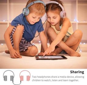 img 1 attached to Wireless Bluetooth Headphones Microphone Children Headphones