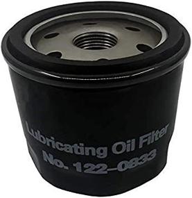 img 1 attached to 🔍 High-Quality 122-0833 Oil Filter Replacement for Kubota Lawn Garden Tractor G2/HST, G3/HST and More - 185-5409 Compatible