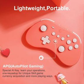 img 3 attached to Wireless Gaming Controller For Nintendo Switch/PC/Windows/Android/IOS - Gulikit Elves Bluetooth Gamepad With 6-Axis Gyro, Turbo, Dual Vibration, And Auto Pilot Support