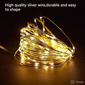 img 1 attached to 🔋 Premium 16 Pack Battery Operated Fairy Lights for DIY Crafts: Waterproof 6.56ft 20 LED Fairy Lights for Bedrooms, Parties, Weddings, and More!