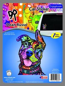 img 3 attached to 🐶 Dean Russo Pit Bull Car Sticker - Vibrant Outdoor Vinyl Decal for Windows, Bumpers, Laptops, or Crafts - Enjoy It!