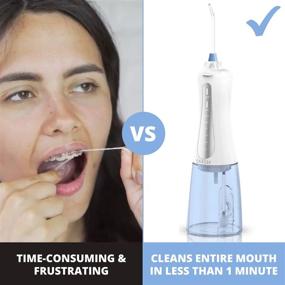 img 3 attached to 🦷 Enhance Your Dental Hygiene with Caresy Cordless Water Flosser Teeth
