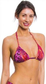 img 2 attached to Amalfi Purple Tan-Through Bikini Top By Kiniki For Continuous Tanning