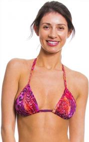 img 4 attached to Amalfi Purple Tan-Through Bikini Top By Kiniki For Continuous Tanning