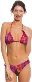 img 1 attached to Amalfi Purple Tan-Through Bikini Top By Kiniki For Continuous Tanning