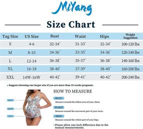 img 1 attached to Maternity Tankini Swimsuit Pregnancy Swimwear Women's Clothing ~ Swimsuits & Cover Ups