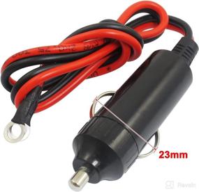 img 2 attached to 12V DC Male Cigarette Lighter Adapter for Cars with 42cm Cable - High-Performance uXcell Product