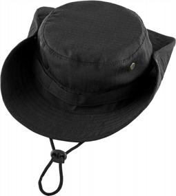 img 2 attached to FALETO Outdoor Boonie Hat: Wide Brim, Breathable & Perfect For Safari Fishing!