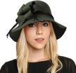 stay elegant with forbusite wool felt cloche dress hats for women - perfect for winter & church! logo