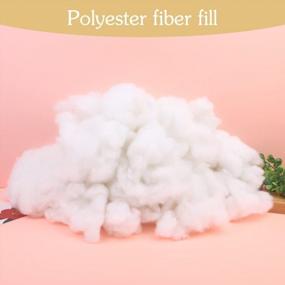 img 2 attached to High Resilience Polyester Fiber Fill For DIY Crafts And Stuffed Toys - 400G/14.1Oz White Stuffing