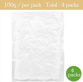 img 3 attached to High Resilience Polyester Fiber Fill For DIY Crafts And Stuffed Toys - 400G/14.1Oz White Stuffing
