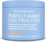 sugar free perfectamino electrolytes - complete orange slice powder with amino acids (60 servings) logo