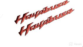 img 3 attached to PRO-KODASKIN Motorcycle 3D Raise Emblem Sticker Decal For Suzuki Hayabusa GSXR1300 (Red)