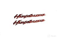 pro-kodaskin motorcycle 3d raise emblem sticker decal for suzuki hayabusa gsxr1300 (red) logo