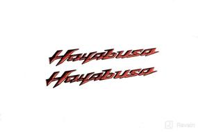 img 4 attached to PRO-KODASKIN Motorcycle 3D Raise Emblem Sticker Decal For Suzuki Hayabusa GSXR1300 (Red)