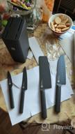 img 2 attached to Xiaomi Heat Cool Black Set, 4 Knives with Stand review by Jnis Avoti ᠌