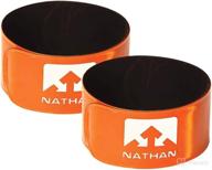 🏃 nathan reflex snap band (2 pack) - stay safe and visible on the go! логотип