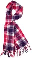 serenita cashmere feel winter scarf women men soft warm pliad shawls tartan solid unisex classic wraps luxurious gift logo