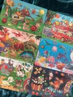 img 1 attached to Colorful Wooden Jigsaw Puzzles For Toddlers - Educational Toys For Kids Ages 3-5 (Set Of 6) review by Tony Fuchs
