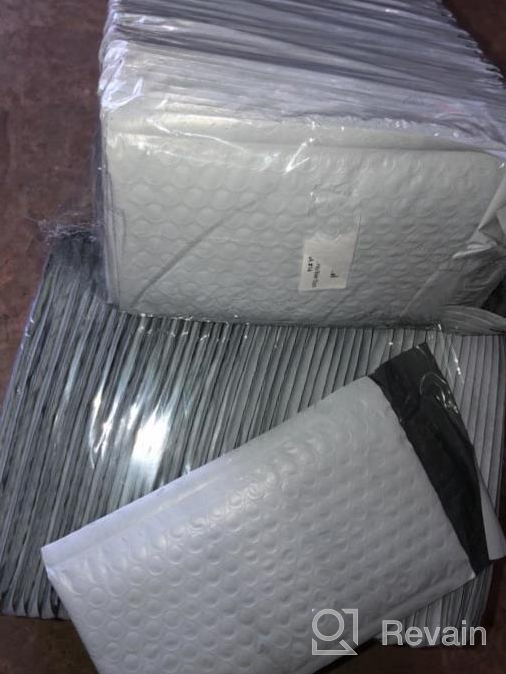 img 1 attached to 50Pcs White Fuxury Bubble Mailers 4X8 Inch - Self-Seal Waterproof Shipping Bags For Business Mailing, Jewelry, Makeup And Supplies - Small Bubble Padded Envelopes For Packages - #000 Size review by Jake Yap