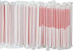 img 4 attached to 1000 Pack Of Mini Plastic Stirrer Straws - BPA Free And Individually Wrapped - Ideal For Restaurants And Bulk Purchase