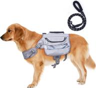 🐾 outward hound dog hiking backpack: harness, side pockets for medium & large dogs - perfect for hunting, camping, and travel логотип