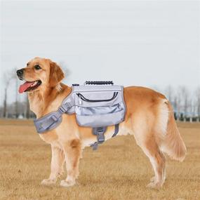 img 3 attached to 🐾 Outward Hound Dog Hiking Backpack: Harness, Side Pockets for Medium & Large Dogs - Perfect for Hunting, Camping, and Travel